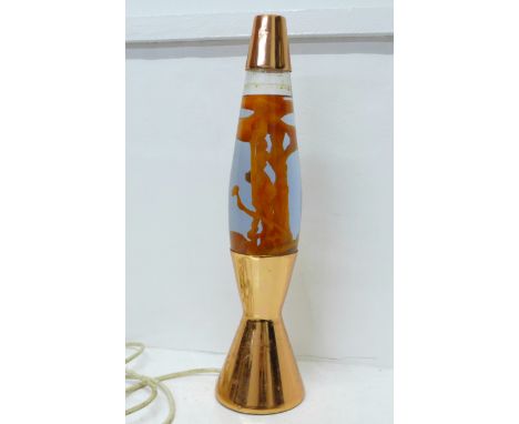 A copper lava lamp, 1960's/70's 