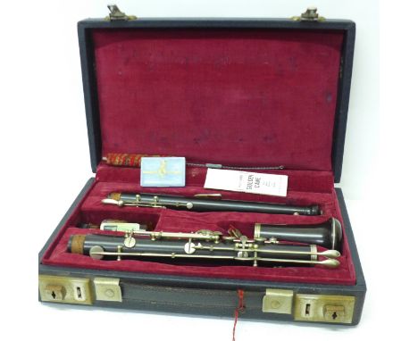 A J.R. Lafleur clarinet, cased 
