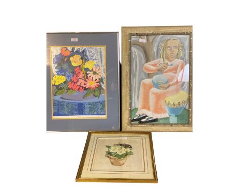 A collection of paintings and prints, to include a portrait print of Dutch General Maarten Trump 