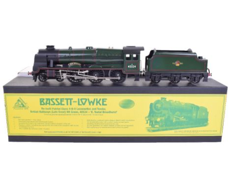 Bassett-Lowke Special Limited Release Re-Built Patriot Class 0 gauge 4-6-0  Locomotive and Tender, engine No.45534 ‘E.Tootal 