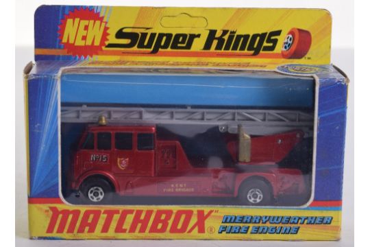 matchbox super kings fire truck