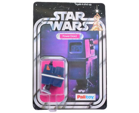 Palitoy Star Wars Power Droid Vintage Original Carded Figure, 3 ¾ inches mint, with mint bubble on near mint to mint 20 back 