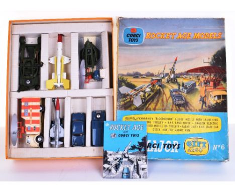 Scarce Corgi Toys Rocket Age Models Gift Set No 6, Bristol Ferranti “ Bloodhound” guided missile with launching ramp and load