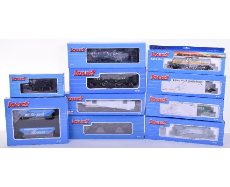 Jouef SNCF Electric locomotives and goods wagons, HJ2037 2D2 5516 Musee De Mulhouse, HJ2135 2D2 5409 epoque III, HJ2139 CC 21
