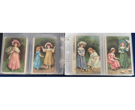 Postcards, Greetings, a selection of approx. 168 illustrated greetings cards in modern album. Artists include Hollyer, Clapsa