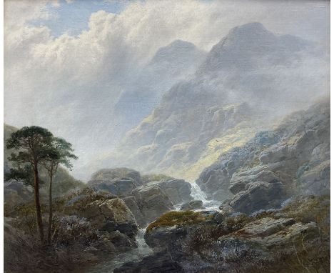 George Blackie Sticks (British 1843-1900): A Glencoe Stream, oil on canvas signed and dated 1891, 37cm x 44cmCondition Report