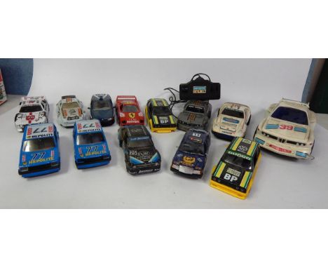 Various die cast vehicles, to include Myra Ferrari F401/24 scale, 18cm wide, others, rally cars, Volkswagen, Burago Lancia ra