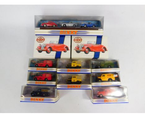 Matchbox The Dinky Collection Scale Models, to include Land Rover, Van, Pine Commemorative Truck, Ford, Austin, etc, (11).