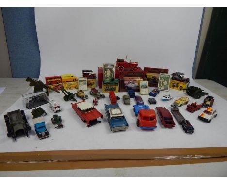 Various diecast vehicles, to include reproduction Atlas edition Dinkys, various tinplate and scale model limousines, to inclu