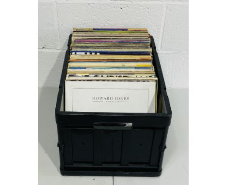 A large collection of various 12" vinyl records mainly relating to the 1980's including The Human League, Fleetwood Mac, Kate