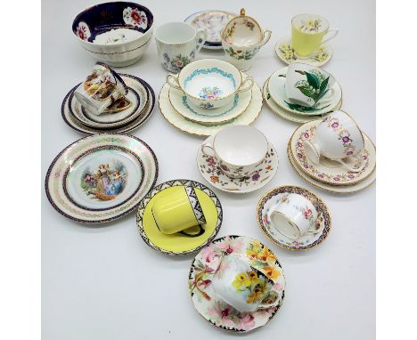 A collection of assorted vintage trios etc.