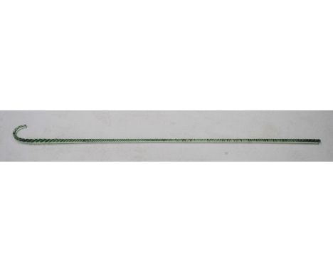 A glass walking stick - length 140cm