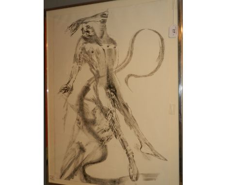 Dame Elisabeth Frink R.A. (British, 1930-1993), 'Spinning Man V' (Wiseman. No.6), signed and dated 65 lower right, limited ed