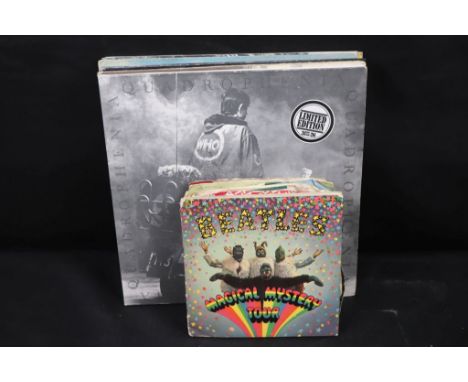 Vinyl - Rock & Pop - A collection of 11 LP's plus some 45's and a Magical Mystery Tour EP (MMT1 with blue lyric sheet).  The 