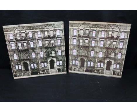 Vinyl - Two Led Zeppelin Physical Graffiti SSK 89400 LPs to include first pressing in vg condition  