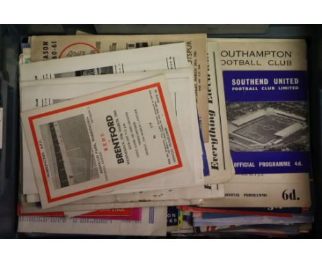 Collection of  football programmes from the early 1960s onwards to include Cambridge first season, Leyton Orient & Northampto