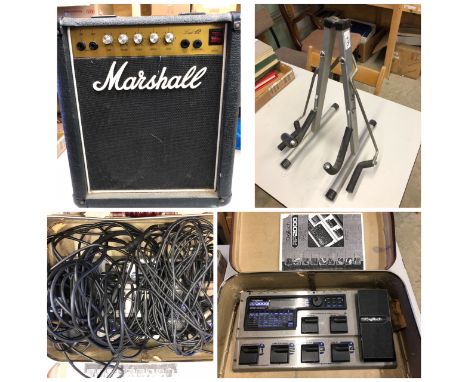 Guitar amplifier &amp; accessories - Marshall Lead 12 practice amp, Digitech RP2000 multi effects guitar modelling system, va