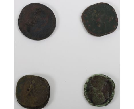 Four Roman sestertius, Phillip II, Gordian III, Faustina and Antonius Pius, fine or better, (4)