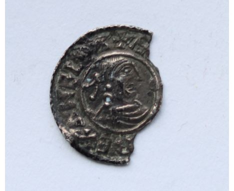 Aethelred II (978-1016), Penny, First Hand Type, without sceptre, portion missing, otherwise  VF, reverse better