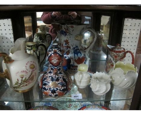 A ROYAL WORCESTER JUG (AF) together with a Royal doulton jug