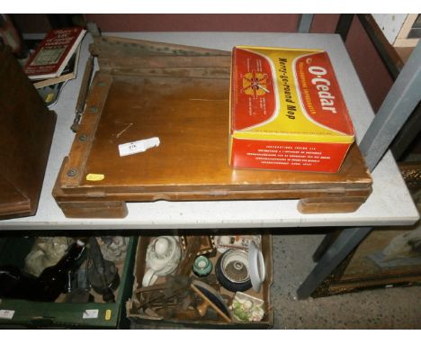 Vintage Guillotine and a Merry Go Round Mop