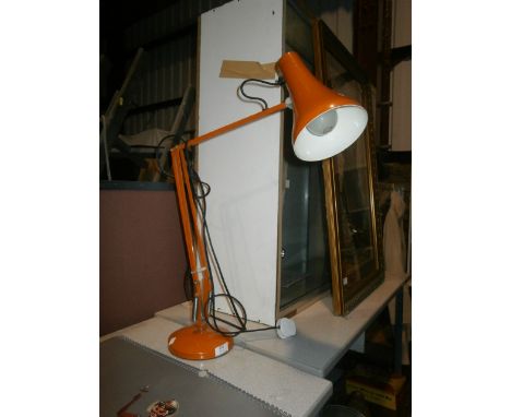 Orange Angle Poise Lamp
