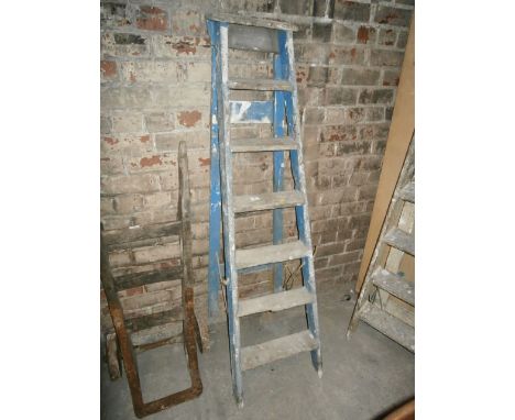 Vintage Wooden Step Ladders