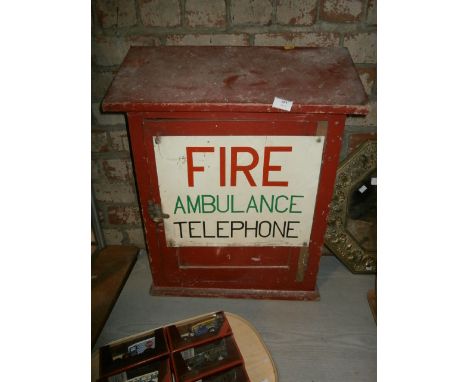 Vintage Emergency Services Telephone Box
