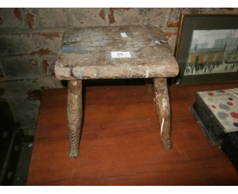 Vintage Wooden Stool