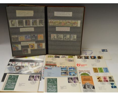 Stamps - British, decimal, unused, value over £50; first day covers