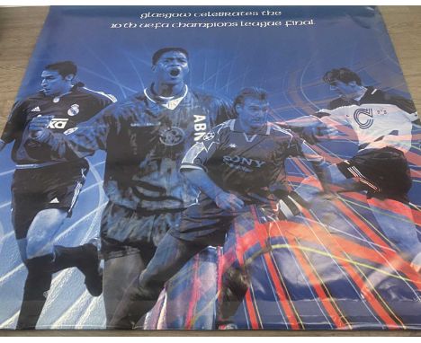 CHAMPIONS LEAGUE FINAL 2002 OFFICIAL MATCH BANNER,120cm x 100cmNote: This match was contested against Bayer Leverkusen and Re