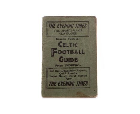 CELTIC FOOTBALL GUIDE 1936-37