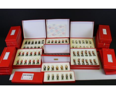 27 Boxed contemporary metal figure sets to include Good, Tradition, Britains featuring British Navy, Jamaica Militia Voluntee