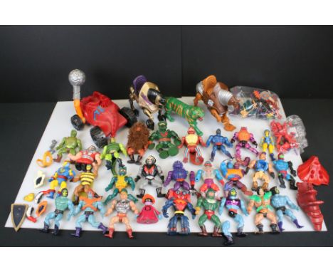 He Man Masters Of The Universe - 28 Mattel figures to include Merman, 2 x Skeletor, Evil Lyn, Faker, Ram Man, Trap Jaw, Trikl