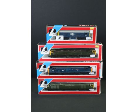 Four boxed Lima OO gauge locomotives to include 205172 Loch Rannoch, 205158MWG 20171, 205140 Sir Edward Elgar and 205213 Sir 
