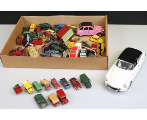 Quantity of mid 20th C Matchbox Lesney 75 Series diecast models plus a small group of non Matchbox models featuring Corgi, Po