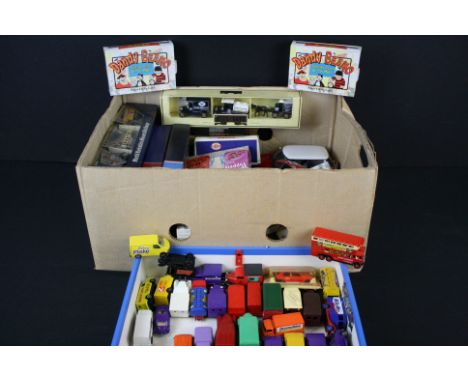 Collection of diecast models, boxed &amp; unboxed, to include Lledo limited edition sets including Dandy &amp; Beano, Burago 