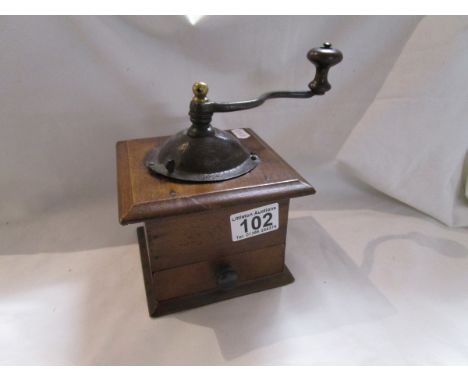 Old French coffee grinder
