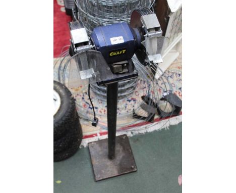 A Power craft twin wheeled electric grinder 