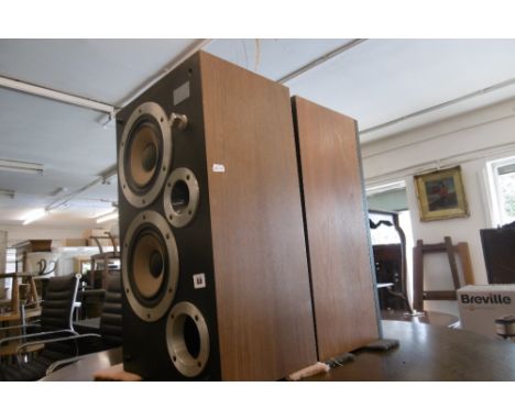 A PAIR OF VINTAGE WHARFEDALE SPEAKERS E/30