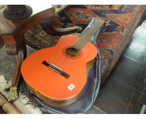 A cased classical guitar,  Digiorgio  model: estudante 18,  1973  Brazil