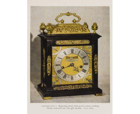 NO RESERVE Clocks.- Symonds (R.W.) Thomas Tompion: His Life &amp; Work, first edition, plates, most colour, 2 folding, illust