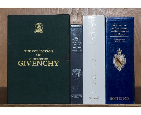 NO RESERVE Decorative Arts.- Givenchy (Hubert de) [Sale Catalogue] Magnificent French Furniture, Silver and Works of Art [&am