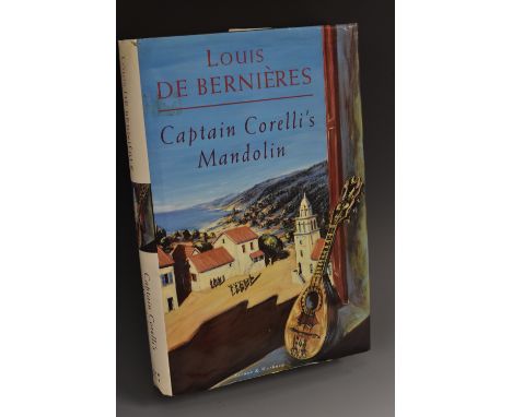 de Bernières (Louis), Captain Corelli's Mandolin, signed by the author, first edition, Secker & Warburg, London 1994, h/b, d/