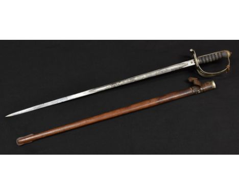 A George V 1892 pattern Light Infantry officer's sword, by Henry Wilkinson, Pall Mall, London, no.60885, 82.5cm straight full