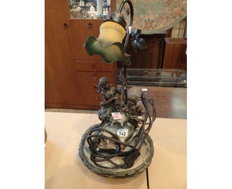 Indoor water feature with lamp H: 50 cm  CONDITION REPORT: This item has been PAT tested and has PASSED. This does not confir