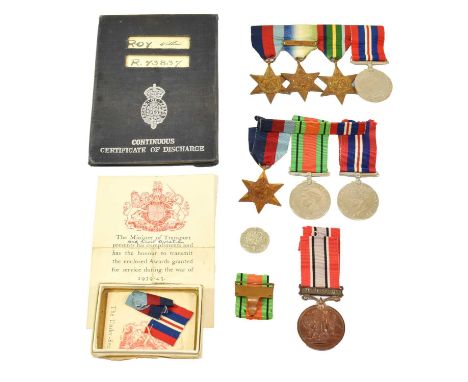 A Second World War Trio, awarded to 1941019 SPR.R.B.HORN, R.E., comprising 1939-45 Star, Defence and War Medals, all privatel