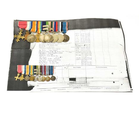 An O.B.E. Group of Nine Medals Awarded to Colonel (Ronald) G. (George) Williams, Indian Army, late Royal Fusiliers and 23rd L
