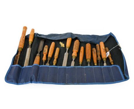 Woodworking Tools chisels and gouges by various makes including Mawhood. Marples, Sorby, Ward and others (14)