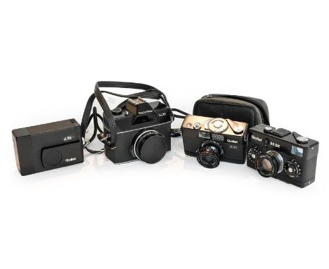 Rollei 35SE Camera with HFT Sonnar f2.8 40mm lens; together with Rolleiflex SL26, Rollei B35 and Rollei A26 (4)
